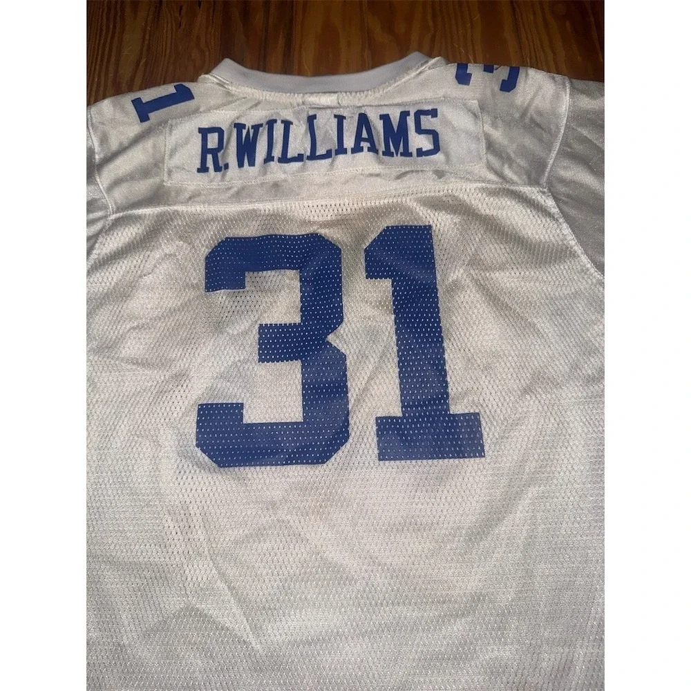 Reebok Dallas Cowboys Roy Williams #31 Youth XL White NFL Football Jersey